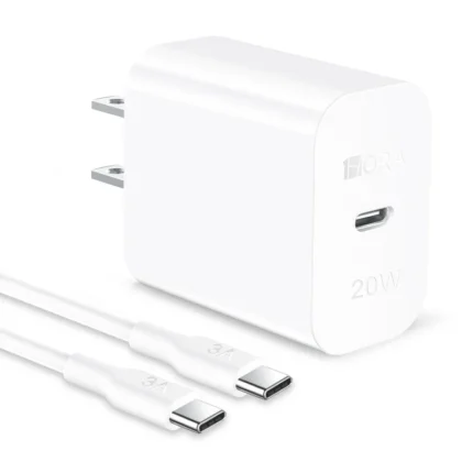 1HORA 1C PD20W Fast Charger C to C Cable GAR153