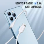 1HORA V8 Series TYPE C to Lightning 3A Cable1m White CAB258 - Image 5