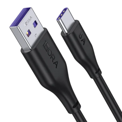 1HORA V8 Series 5A High Density PVC Data Cable TYPE U TO C 1m White (CAB268N)